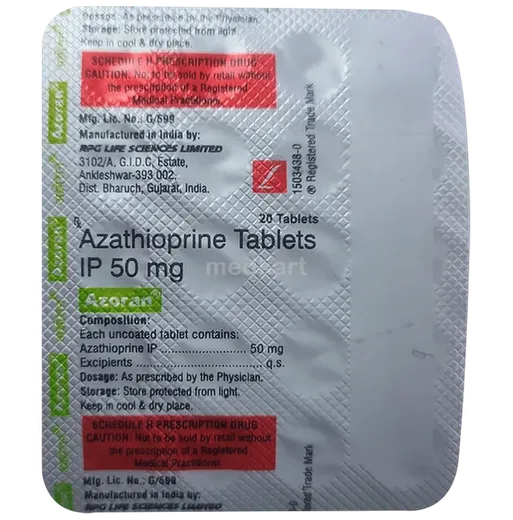 azoran 50mg tablet 20's